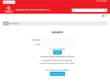 Tablet Screenshot of bjorgunarskoli.landsbjorg.is